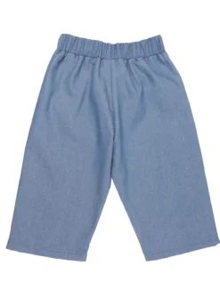 TURTLEDOVE LONDON Denim Blue Cropped Trousers 1-2 Years -Hush Puppies Clothing Sale tuc143527686 Blue R Z003A