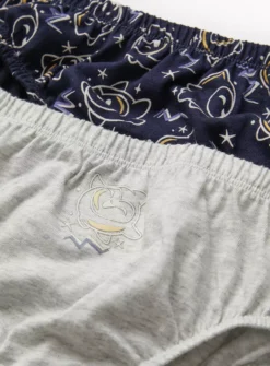 Wish Navy & Grey Briefs 5 Pack 1.5-2 Years