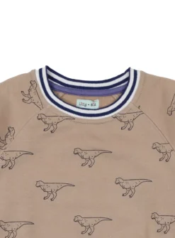 LILLY + SID GOTS Dino Print Sweatshirt 5-6 Years -Hush Puppies Clothing Sale tuc143535150 Stone R Z005A 1