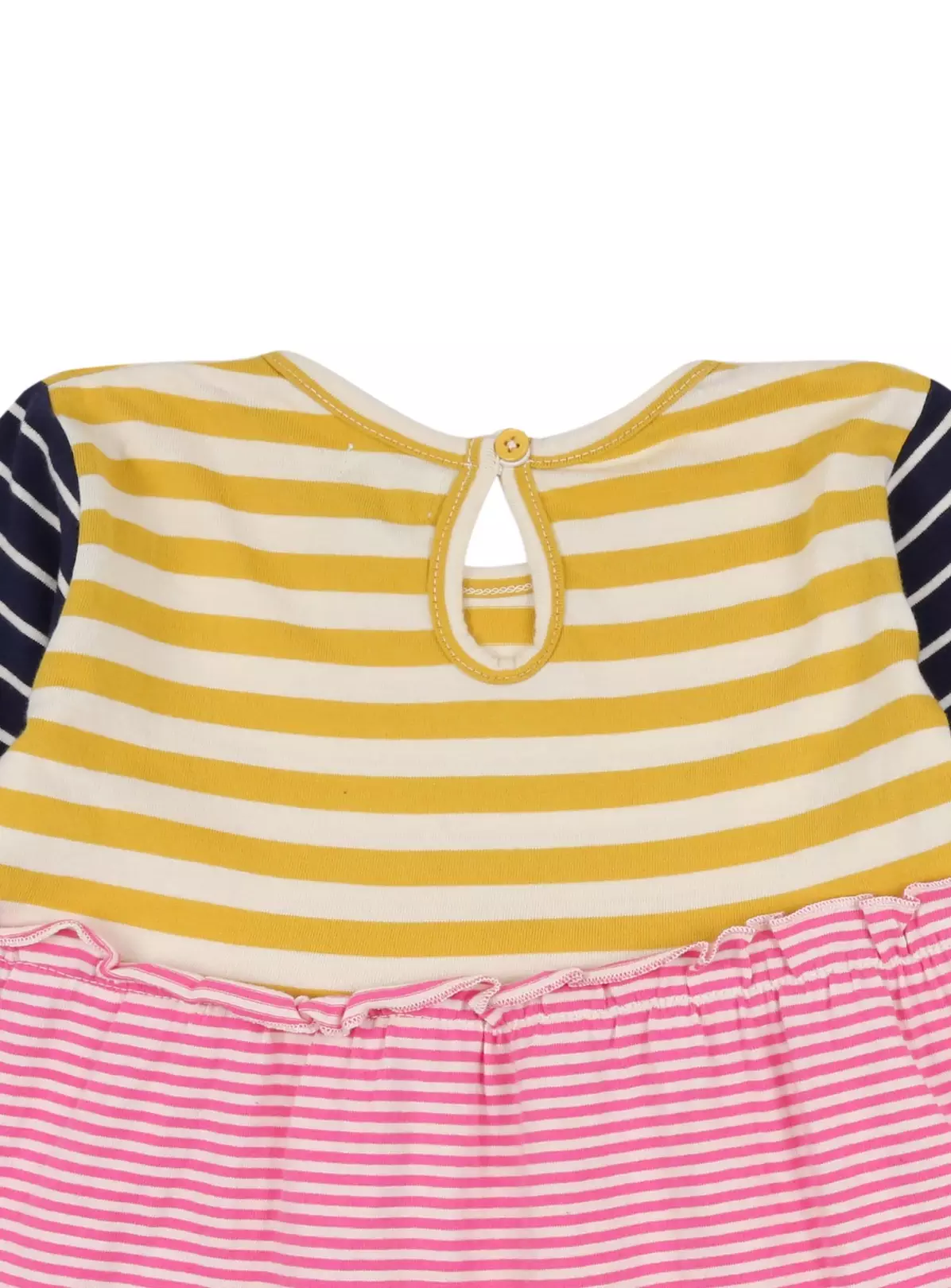 LILLY + SID GOTS Multi Stripe Tiered Dress 3-4 Years 5 LILLY + SID GOTS Multi Stripe Tiered Dress 3-4 Years - Image 3