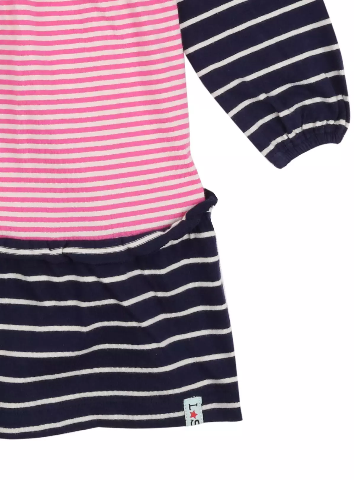 LILLY + SID GOTS Multi Stripe Tiered Dress 3-4 Years 3 LILLY + SID GOTS Multi Stripe Tiered Dress 3-4 Years