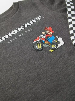 Charcoal Super Mario Graphic Sweatshirt 7 Years