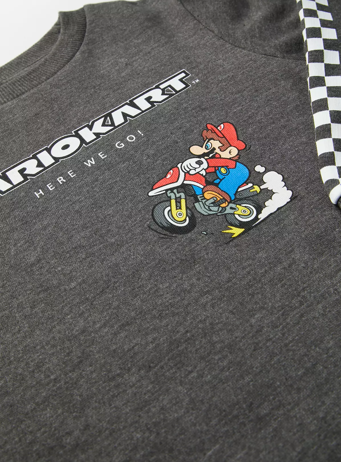 Charcoal Super Mario Graphic Sweatshirt 5 Years 3 Charcoal Super Mario Graphic Sweatshirt 5 Years