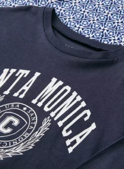 Navy Santa Monica Pyjama 2 Pack 6-7 Years 5 Navy Santa Monica Pyjama 2 Pack 6-7 Years -Hush Puppies Clothing Sale tuc143555100 Navy R Z002A