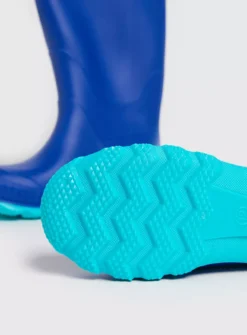 Blue & Green Wellies 6 Infant -Hush Puppies Clothing Sale tuc143566968 Navy R Z003A