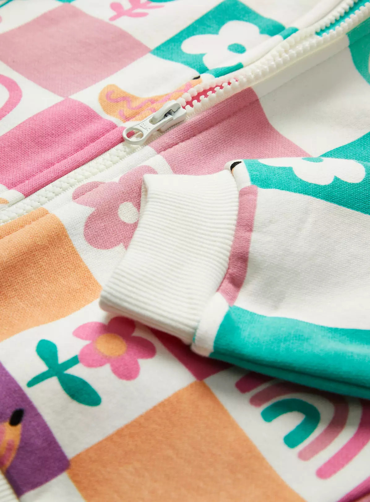 Bright Checkerboard Zip Hoodie 1-2 Years 3 Bright Checkerboard Zip Hoodie 1-2 Years