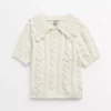 Cream Cable Knit Jumper 5 Years -Hush Puppies Clothing Sale tuc143609956 Cream R Z001A 2