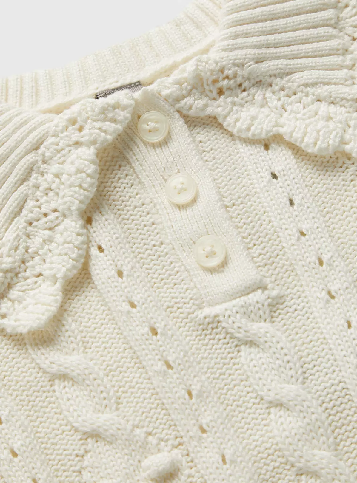 Cream Cable Knit Jumper 6 Years 4 Cream Cable Knit Jumper 6 Years - Image 2
