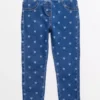 Blue Denim Heart Print Jeggings 1-2 Years -Hush Puppies Clothing Sale tuc143618465 Denim R Z001A