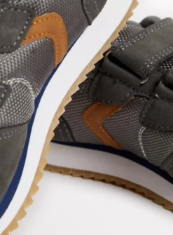 Grey Colour Block Twin Strap Trainers 12 Infant -Hush Puppies Clothing Sale tuc143621921 Grey R Z003A