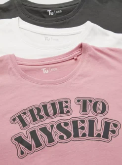 True To Myself T-Shirts 3 Pack7 Years