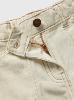 Cream Wide Leg Jeans 10 Years