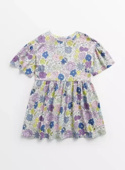Parisienne Floral Jersey Dress 7 Years -Hush Puppies Clothing Sale tuc143651943 Multi20Coloured R Z001A