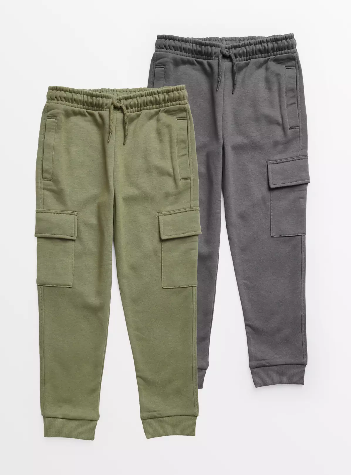 Khaki & Charcoal Cargo Joggers 2 Pack13 Years 3 Khaki & Charcoal Cargo Joggers 2 Pack13 Years