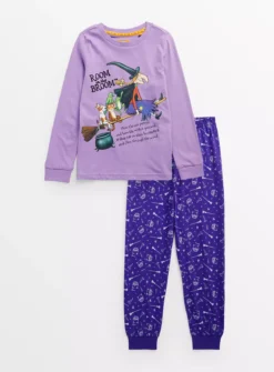 Room On The Broom Purple Pyjamas 1.5-2 Years