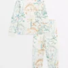 Dinosaur Print Pyjamas 1.5-2 Years -Hush Puppies Clothing Sale tuc143711660 Oatmeal R Z001A 1