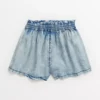 Blue Culotte Shorts With TENCEL™ Lyocell 10 Years -Hush Puppies Clothing Sale tuc143720195 Denim R Z001A 2
