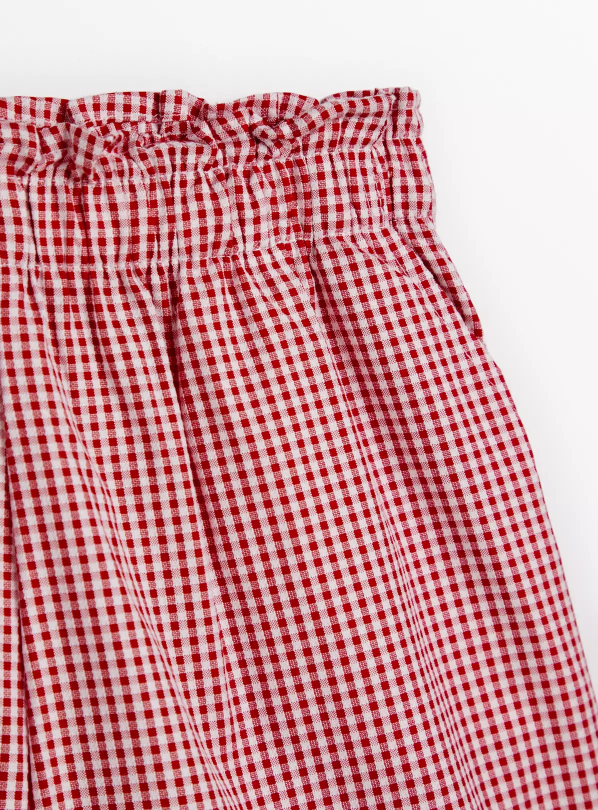 Red Gingham School Shorts 5 Years 4 Red Gingham School Shorts 5 Years - Image 2