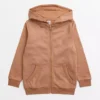 Brown Zip-Through Hoodie 3 Years 2 Brown Zip-Through Hoodie 3 Years -Hush Puppies Clothing Sale tuc143730561 Brown R Z001A