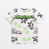 Minecraft White Sketch Print T-Shirt 9 Years 1 Minecraft White Sketch Print T-Shirt 9 Years -Hush Puppies Clothing Sale tuc143733535 White R Z001A