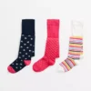 Pink, Navy Heart & Stripe Tights 3 Pack 2-3 Years 2 Pink, Navy Heart & Stripe Tights 3 Pack 2-3 Years -Hush Puppies Clothing Sale tuc143733906 Multi20Coloured R Z001A