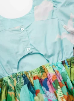 Floral Fields Short Sleeve Woven Dress 14 Years -Hush Puppies Clothing Sale tuc143748577 Multi20Coloured R Z002A