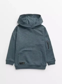 Blue Marl Overhead Hoodie 12 Years -Hush Puppies Clothing Sale tuc143766901 Bright20Blue R Z001A 4