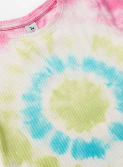 Swirl Tie Dye Ribbed T-Shirt 14 Years -Hush Puppies Clothing Sale tuc143772711 Multi20Coloured R Z002A