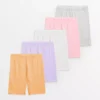 Pastel Plain Cycling Shorts 5 Pack 3 Years -Hush Puppies Clothing Sale tuc143773166 Multi20Coloured R Z001A