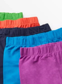 Bright Plain Cycling Shorts 5 Pack 7 Years -Hush Puppies Clothing Sale tuc143773326 Multi20Coloured R Z002A 1