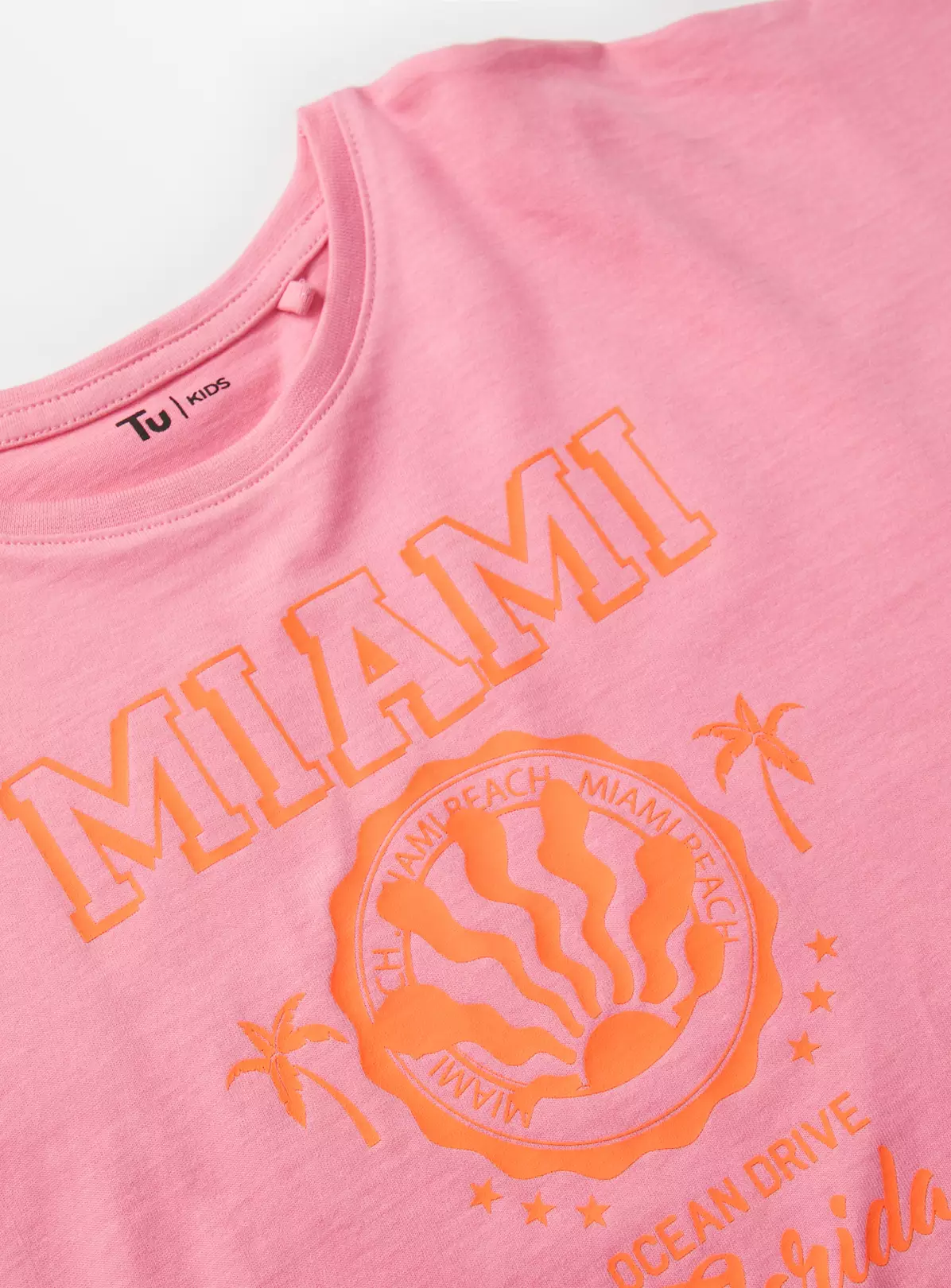 Pink Miami Graphic Cropped T-Shirt5 Years 3 Pink Miami Graphic Cropped T-Shirt5 Years