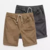 Khaki & Black Twill Shorts 2 Pack 11 Years -Hush Puppies Clothing Sale tuc143778178 Multi20Coloured R Z001A 3