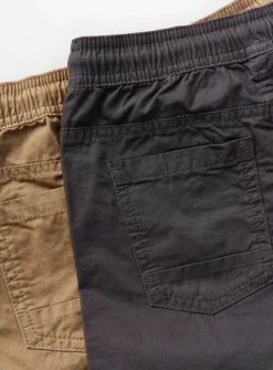 Khaki & Black Twill Shorts 2 Pack 13 Years -Hush Puppies Clothing Sale tuc143778178 Multi20Coloured R Z002A 5