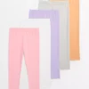 Bright & Plain Leggings 5 Pack 11 Years -Hush Puppies Clothing Sale tuc143779832 Multi20Coloured R Z001A 1