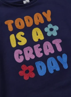 Great Day T-Shirt & Rainbow Stripe Leggings Set 1-2 Years -Hush Puppies Clothing Sale tuc143787736 Multi20Coloured R Z002A