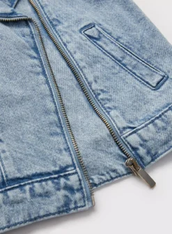 Denim Washed Biker Gilet 5-6 Years -Hush Puppies Clothing Sale tuc143793108 Denim R Z002A