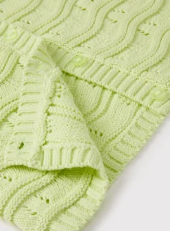 Lime Green Stitch Cardigan 1-2 Years -Hush Puppies Clothing Sale tuc143793853 Green R Z002A