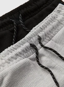 Grey & Black Ottoman Shorts 2 Pack 5 Years -Hush Puppies Clothing Sale tuc143806044 Multi20Coloured R Z002A 1