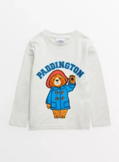 Paddington Bear Grey Marl Long Sleeve T-Shirt 1-2 Years -Hush Puppies Clothing Sale tuc143816630 Multi20Coloured R Z001A