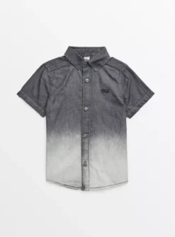 Grey Ombre Short Sleeve Shirt6 Years