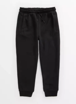Black Tie-Waist Joggers 11 Years