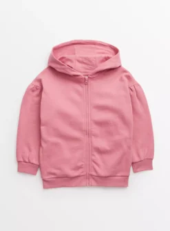 Pale Pink Zip-Through Hoodie 12 Years -Hush Puppies Clothing Sale tuc143860315 Pale20Pink R Z001A 1