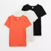 White, Black & Coral Short Sleeve T-Shirts 3 Pack 12 Years -Hush Puppies Clothing Sale tuc143862901 Multi20Coloured R Z001A 4