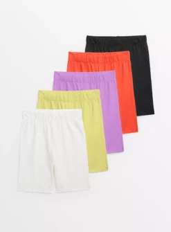 Cycling Shorts 5 Pack 9 Years -Hush Puppies Clothing Sale tuc143863891 Multi20Coloured R Z001A