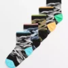 Neon Camo Ankle Socks 5 Pack 12.5-3.5 -Hush Puppies Clothing Sale tuc143868173 Black R Z001A