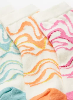 Bright Marble Effect Ankle Socks 5 Pack 4-5.5 -Hush Puppies Clothing Sale tuc143868851 Multi20Coloured R Z002A