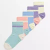 Colour Block Ankle Socks 5 Pack 4-5.5 -Hush Puppies Clothing Sale tuc143868982 Multi20Coloured R Z001A