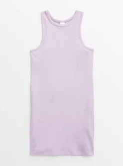 Lilac Ribbed Jersey Dress 6 Years -Hush Puppies Clothing Sale tuc143885205 Lilac R Z001A