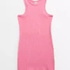 Pink Ribbed Jersey Dress 11 Years -Hush Puppies Clothing Sale tuc143885387 Pink R Z001A