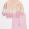 Pink Tie Dye Sweatshirt & Shorts Set 13 Years 1 Pink Tie Dye Sweatshirt & Shorts Set 13 Years -Hush Puppies Clothing Sale tuc143898006 Multi20Coloured R Z001A 2